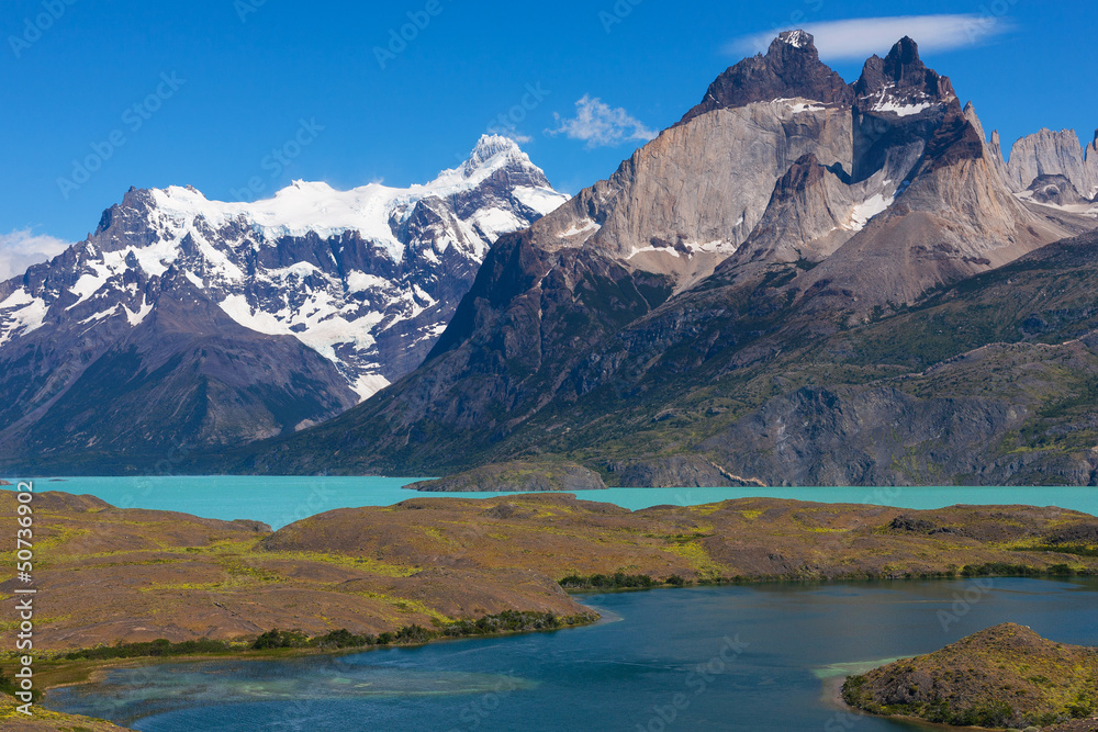 The National Park Torres del Paine, Patagonia, Chile