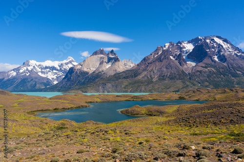 The National Park Torres del Paine  Patagonia  Chile