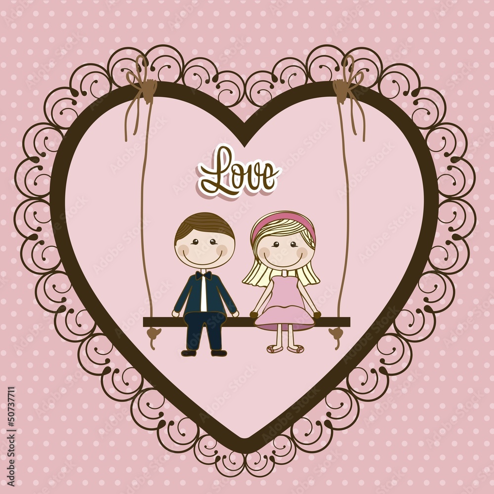 Illustration of love Illustration of love