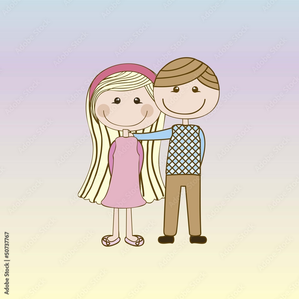 Illustration of love Illustration of love