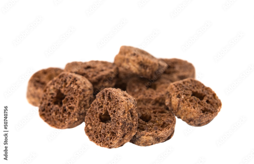 chocolate ring isolated chocolate ring isolated