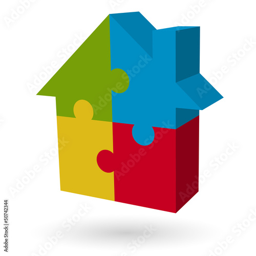 3D Puzzle Haus