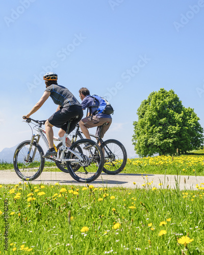 Mountainbiken im Frühling