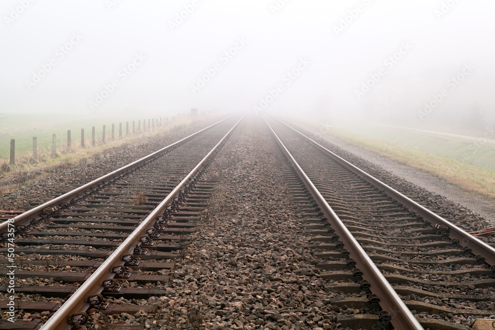 railway oin fog