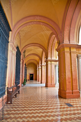 Passage  in the Royal Alcazars of Seville  Spain.