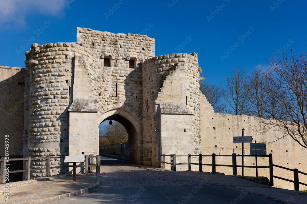 Walls of Provins, Seine et Marne, Ile de France, France
