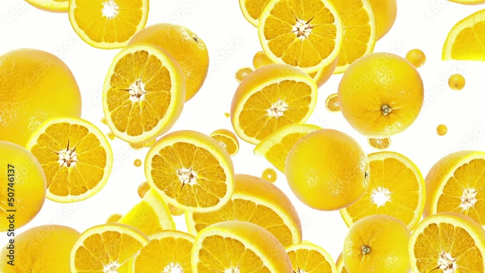 Falling Oranges as background video (with Alpha) Falling Oranges as background video (with Alpha)