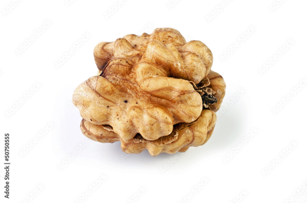 Walnuts, isolated over white Walnuts, isolated over white