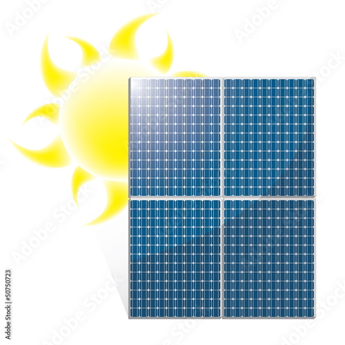 Solar panel vector