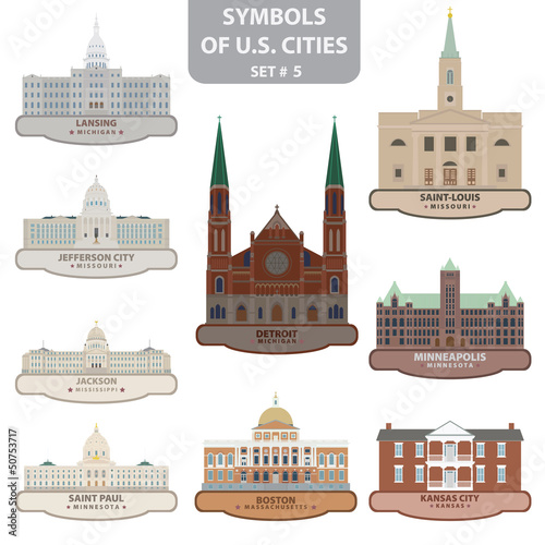 Symbols of US cities