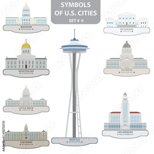 Symbols of US cities