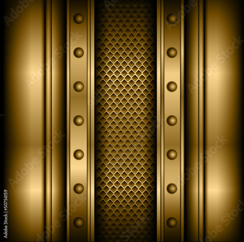Background metallic.