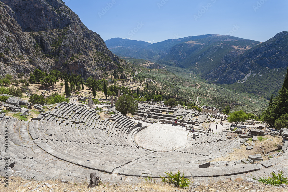 Ancient Theater in Delphi, Greece