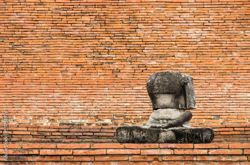 Buddha Statue without Head - Ayutthaya  Thailand