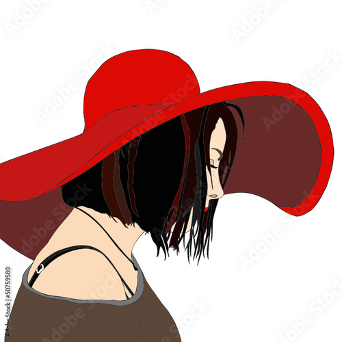 Giovane Donna con Cappello