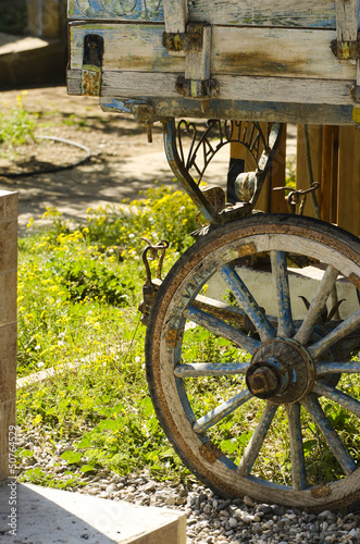 Old Wooden wheel photo