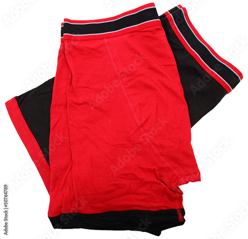 Obraz na plátně Pair Of Folded Men's Boxer Briefs