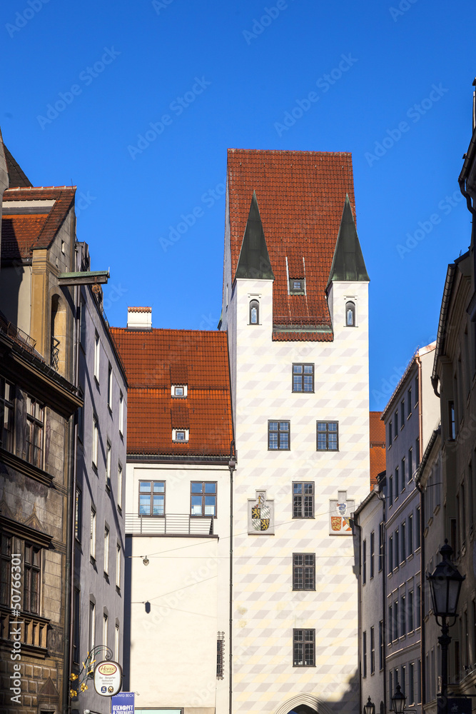 the old court in Munich, former home of Louis IV