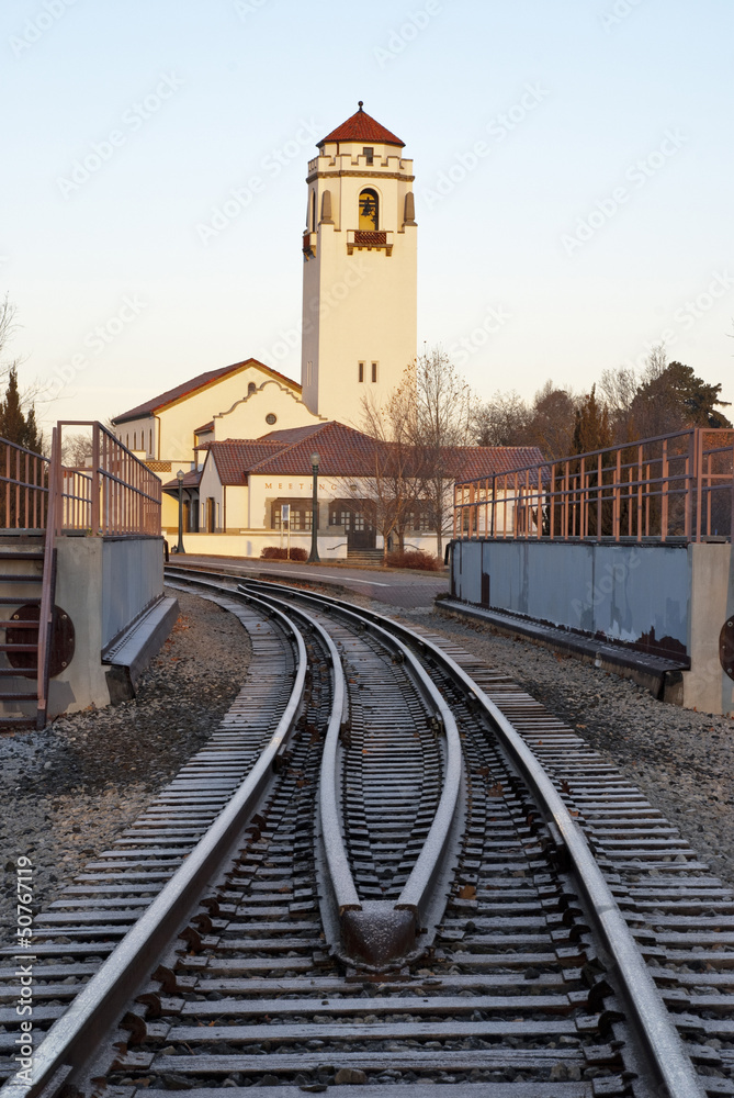 Boise Train Depot and Tracks