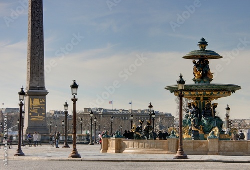 Photography place de la concorde à paris
