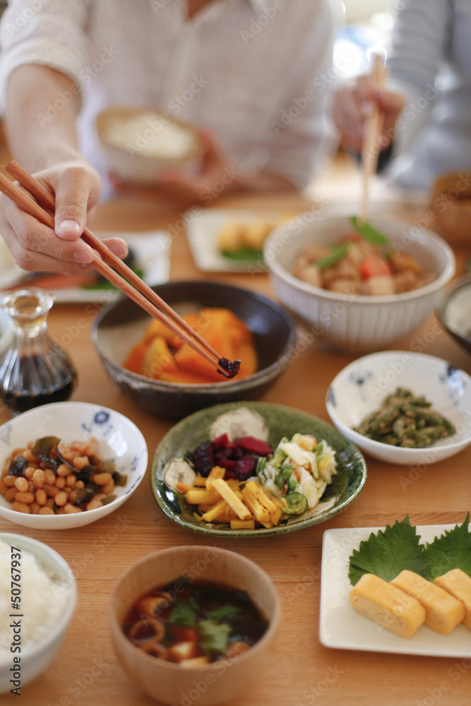 日本の朝食 日本の朝食