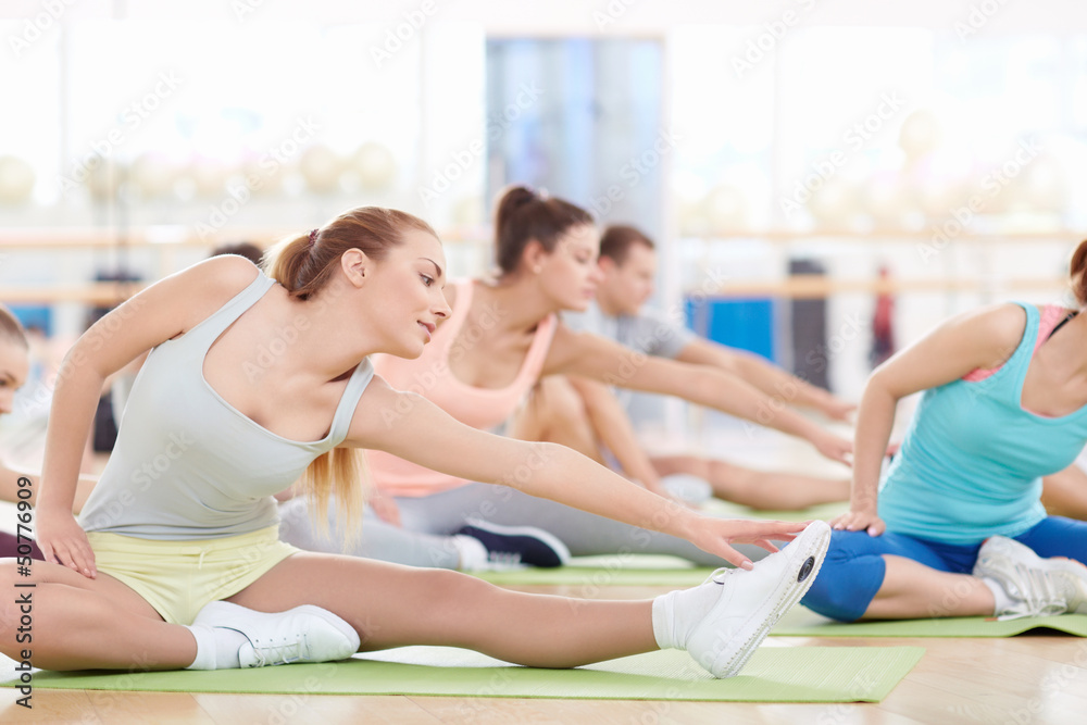 Fototapeta premium Stretching