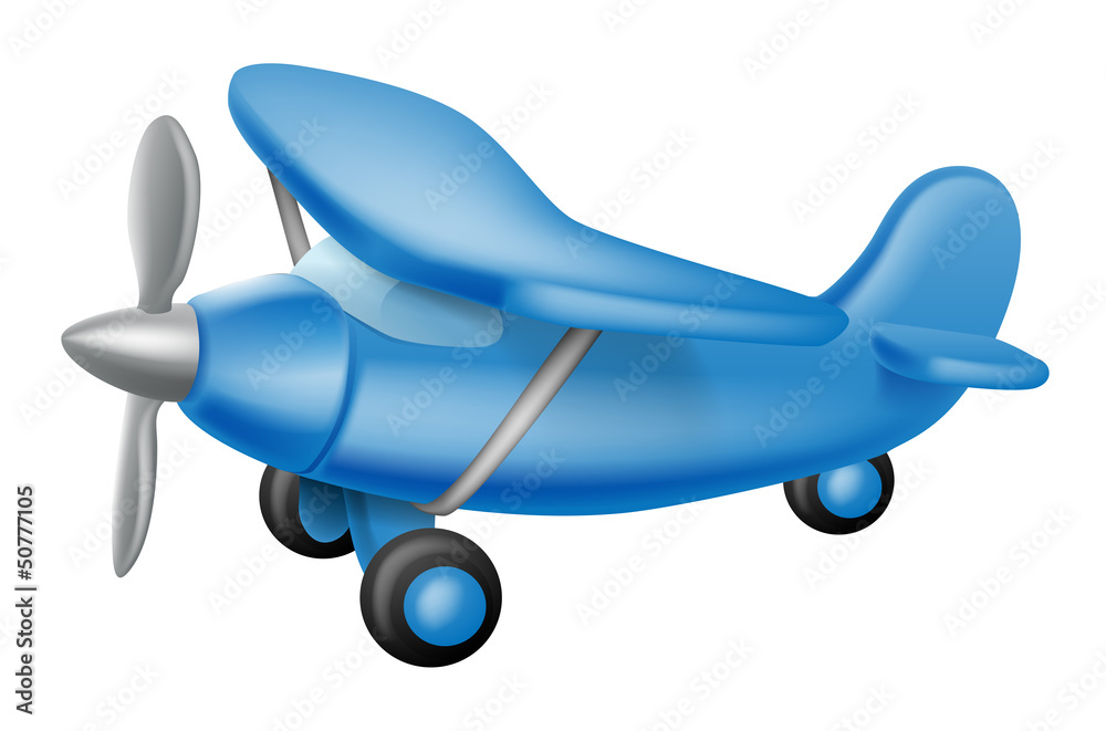 Fototapeta premium Cute little plane