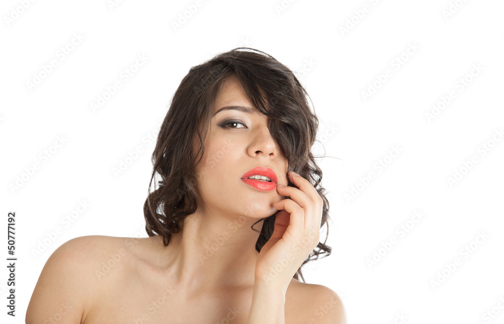 Portrait of a beautiful woman