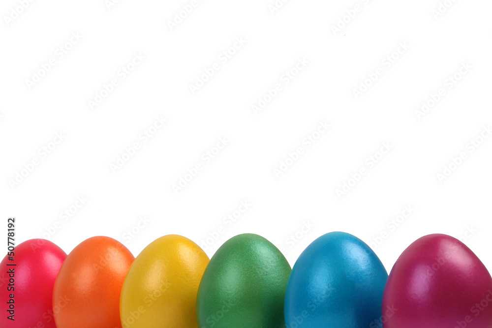 Sechs bunte Eier Sechs bunte Eier