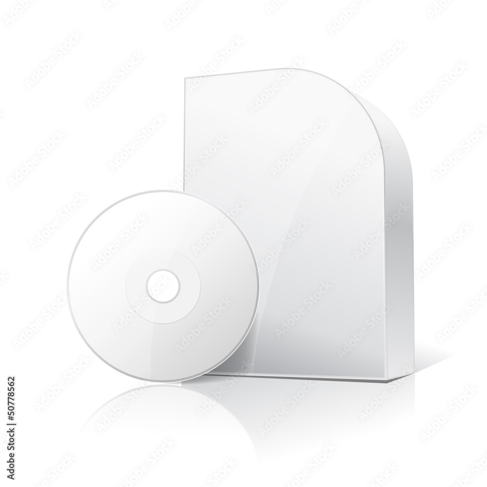 blank carton box for software and disc blank carton box for software and disc