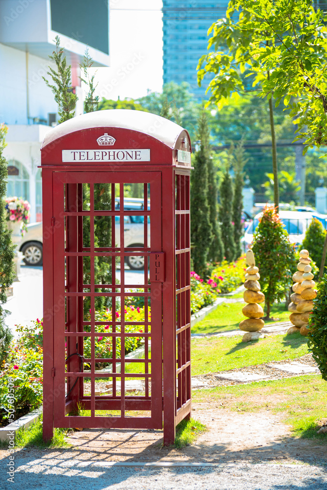 Obraz premium telephone booth
