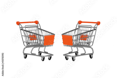 Two shopping carts