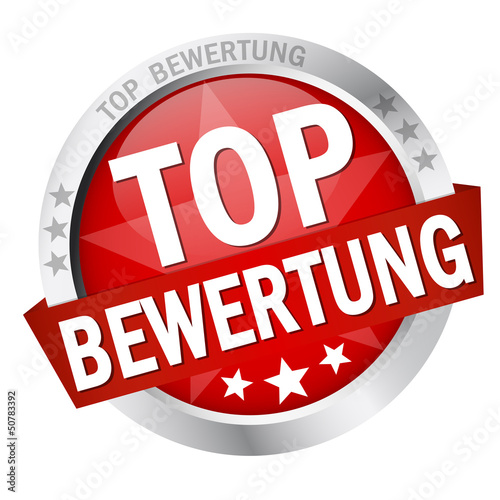 Button mit Banner " TOP BEWERTUNG "