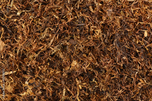 dried smoking tobacco background