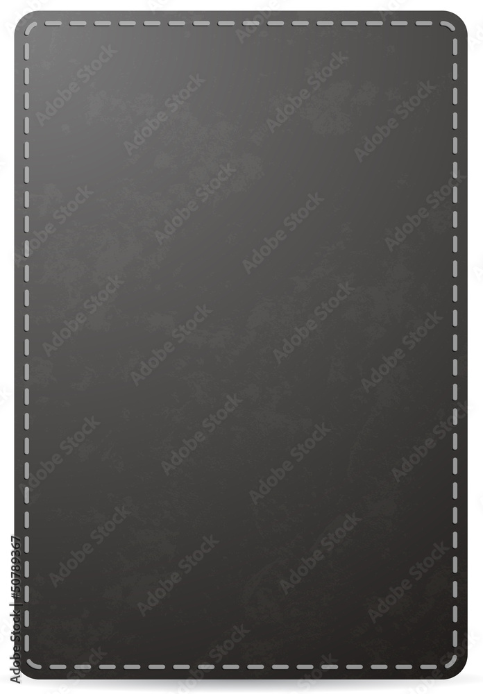 Vector black notebook cover page
