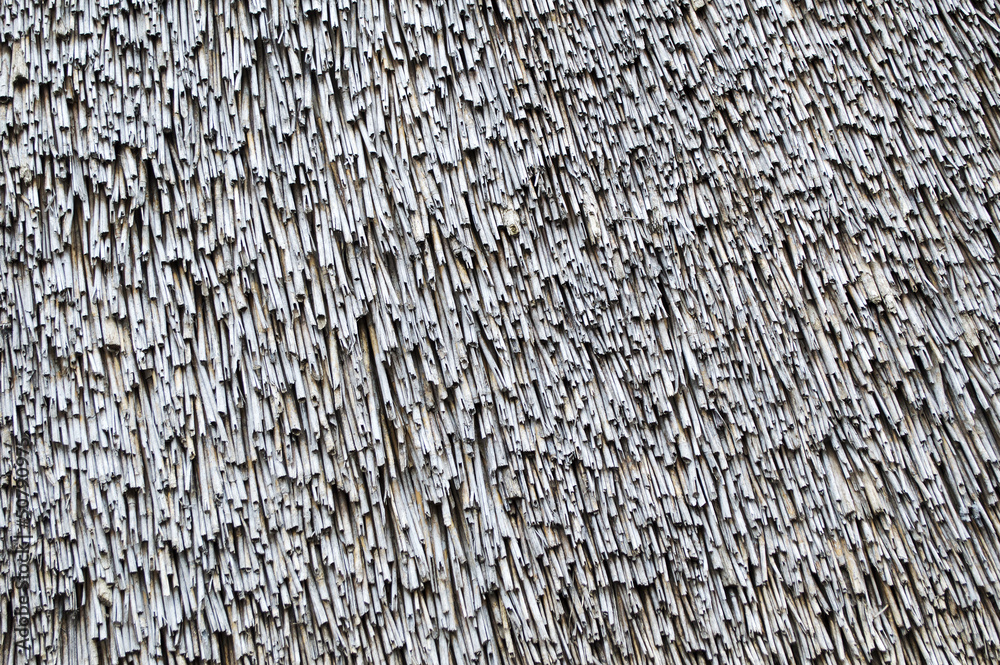 Fototapeta premium hay or dry grass background on roof