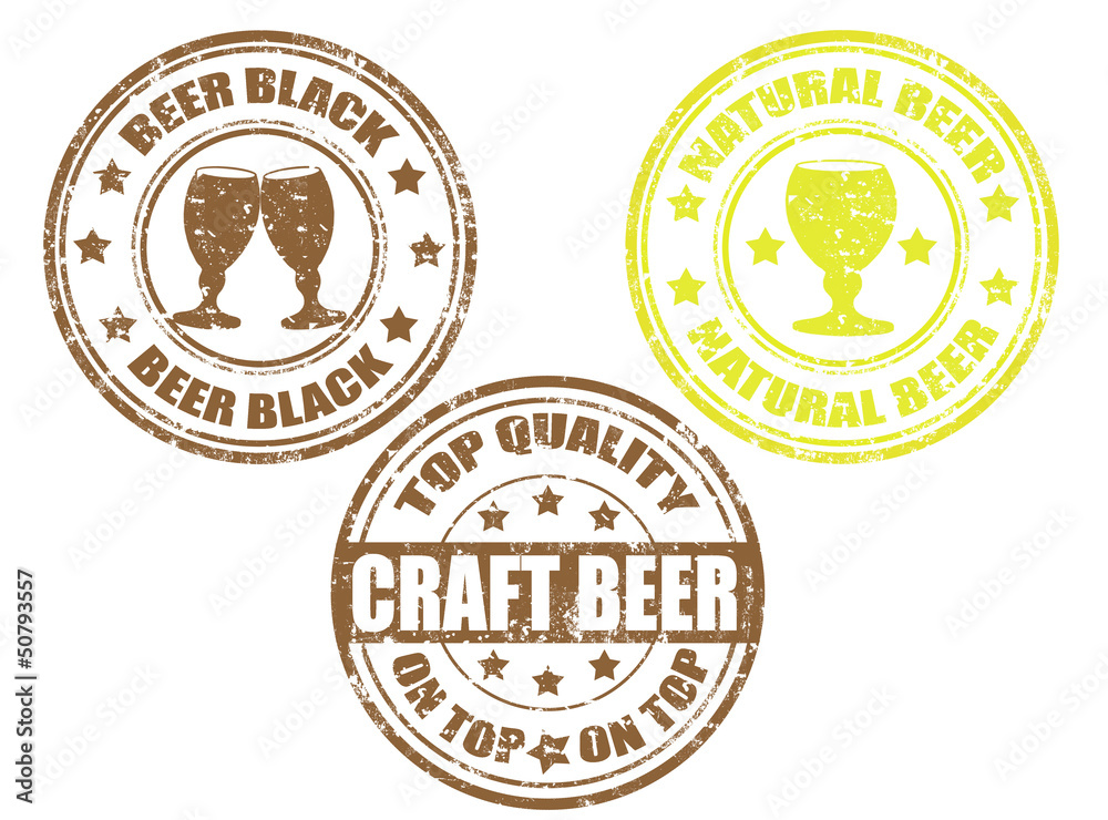 Set of beer stamps Set of beer stamps