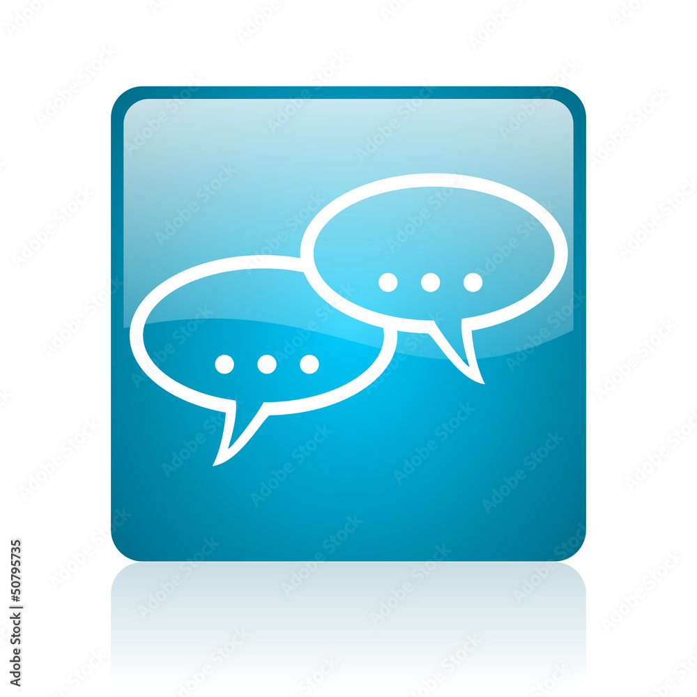 forum blue square web glossy icon forum blue square web glossy icon