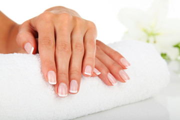 Stickers Manicure Klassieke manicure behandeling close-up  © Tomasz Papuga