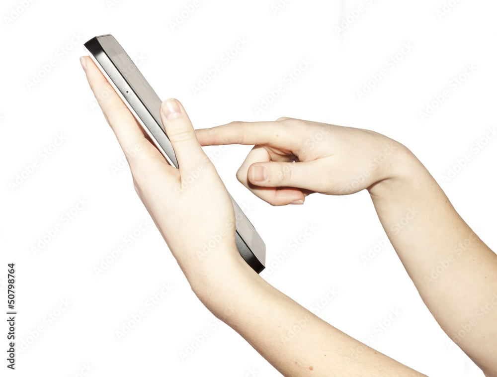 Naklejka premium Hands gesture.