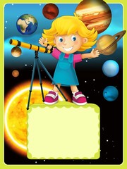 Fototapete Kosmos Sonnensystem und Milchstraße Astronomie  © honeyflavour