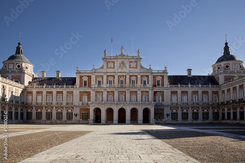 The royal palace in the city of Aranjues, Spain