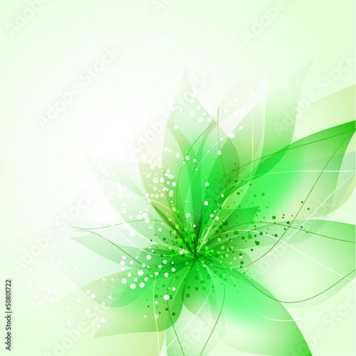 vector background with flower