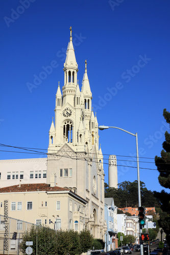 Sts. Peter and Paul Church in San Frascisco - USA.Sts. Peter and photo