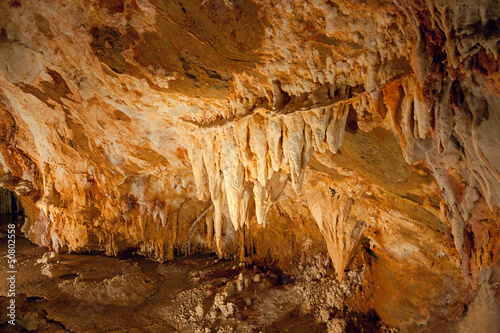 Stalactite and stalagmite caves toirano photo