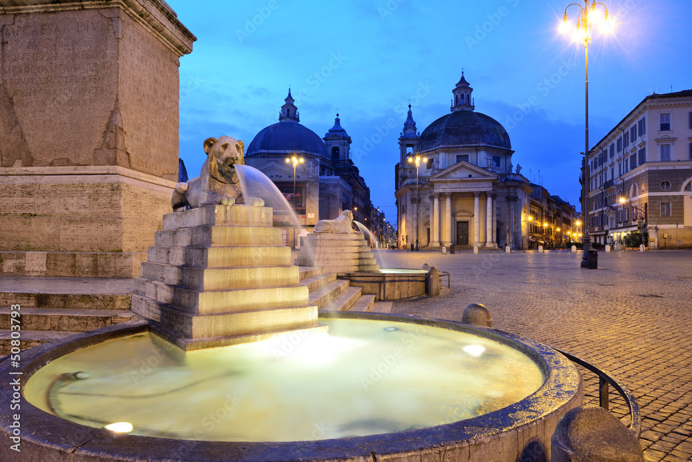 Fototapeta premium Piazza del Popolo, Rome