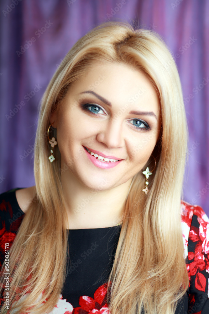 Fototapeta premium young blond woman