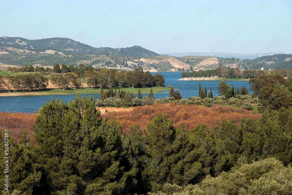 Guadalteba lake near Ardales, Andalusia © Arena Photo UK