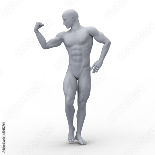 The beautiful and strong bodybuilder