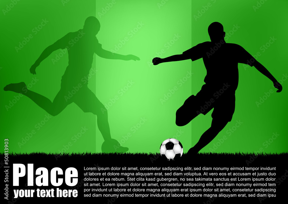 Fototapeta premium Soccer Background